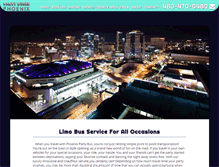Tablet Screenshot of partybusesphoenix.com